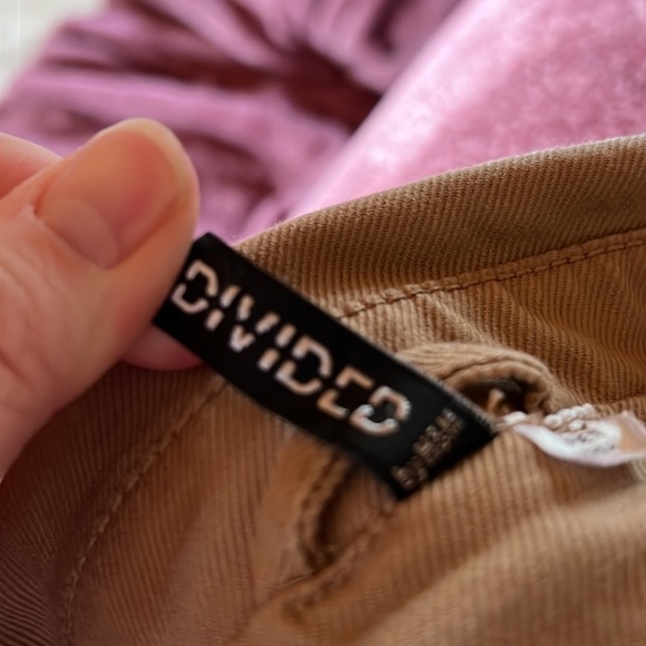 H & M Divided Double Breasted Jacket Camel Size 10 - Picture 14 of 15